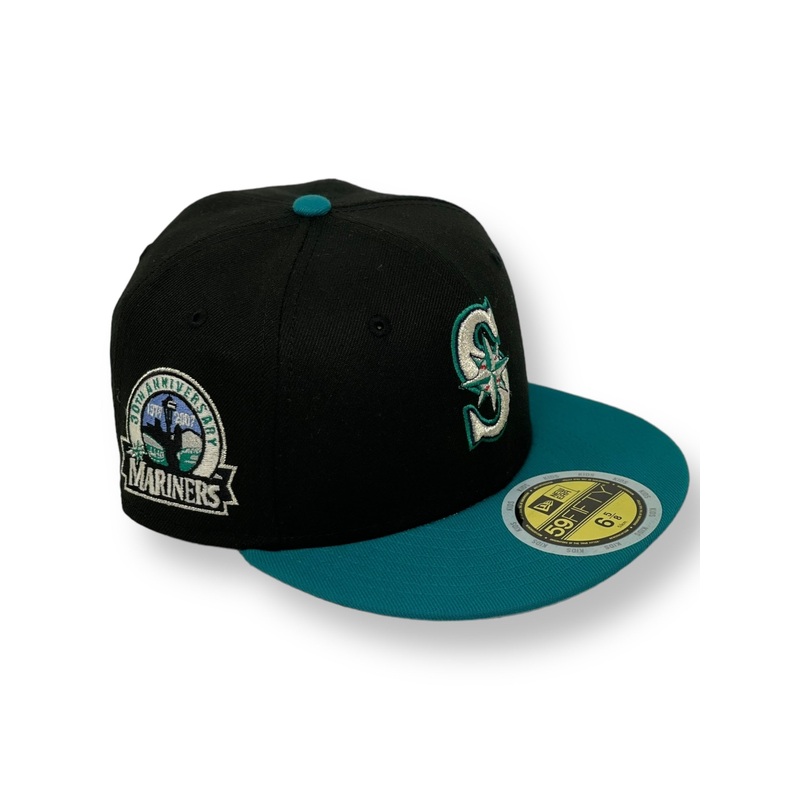 “KIDS” SEATTLE MARINERS (BLACK)(30TH ANN ) NEW ERA 59FIFTY FITTED 63/8