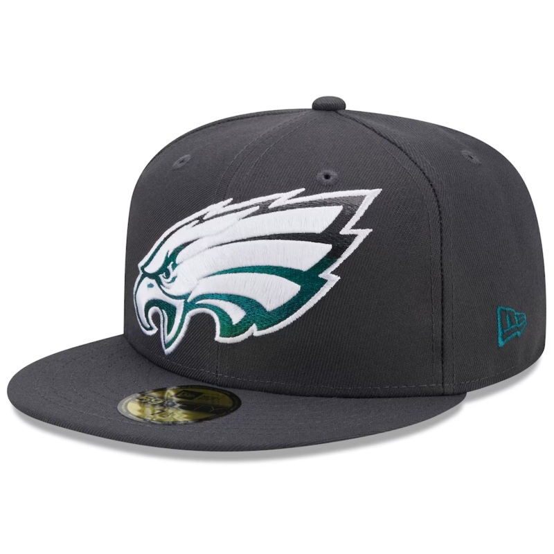 New Era Philadelphia Eagles Graphite Color Dim 59FIFTY Fitted Hat