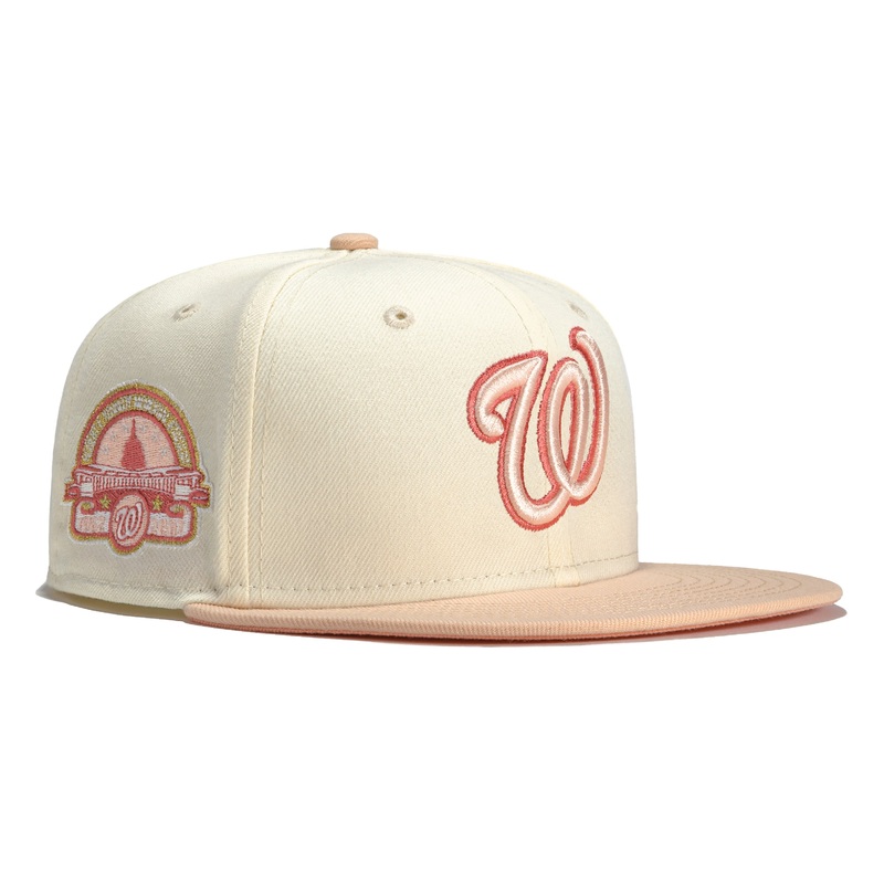 New Era Rose Gold Washington Nationals RFK Stadium 59FIFTY Fitted Hat