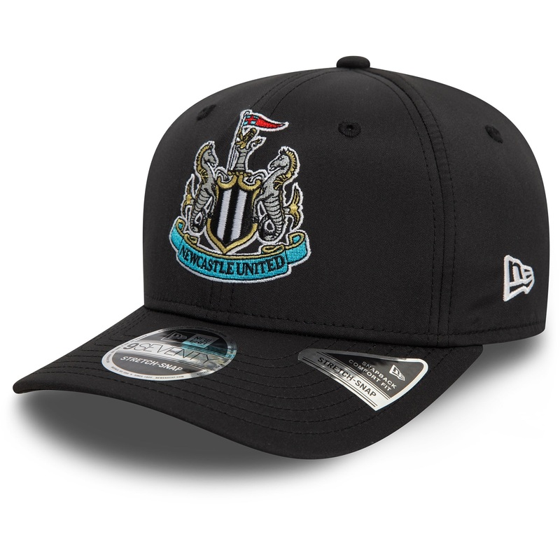 Newcastle United 9SEVENTY Stretch Snap Core Black Cap One Size