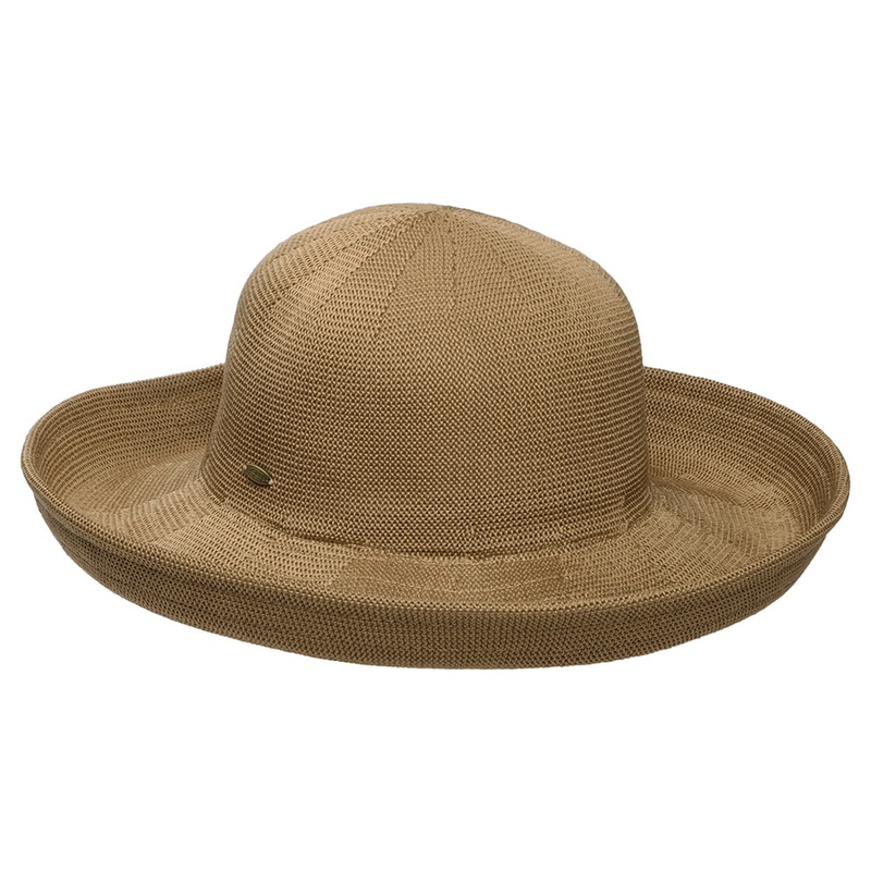 Scala Hats Anji Upturn Brim Sun Hat – Desert Sand 1-Size
