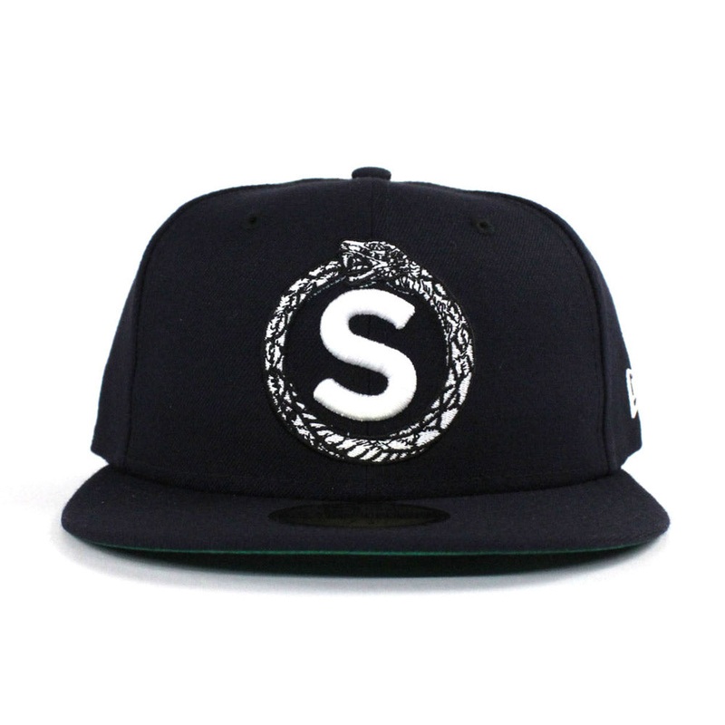 Snake New Era 59Fifty Fitted Hat (Navy Green Under Brim) 7