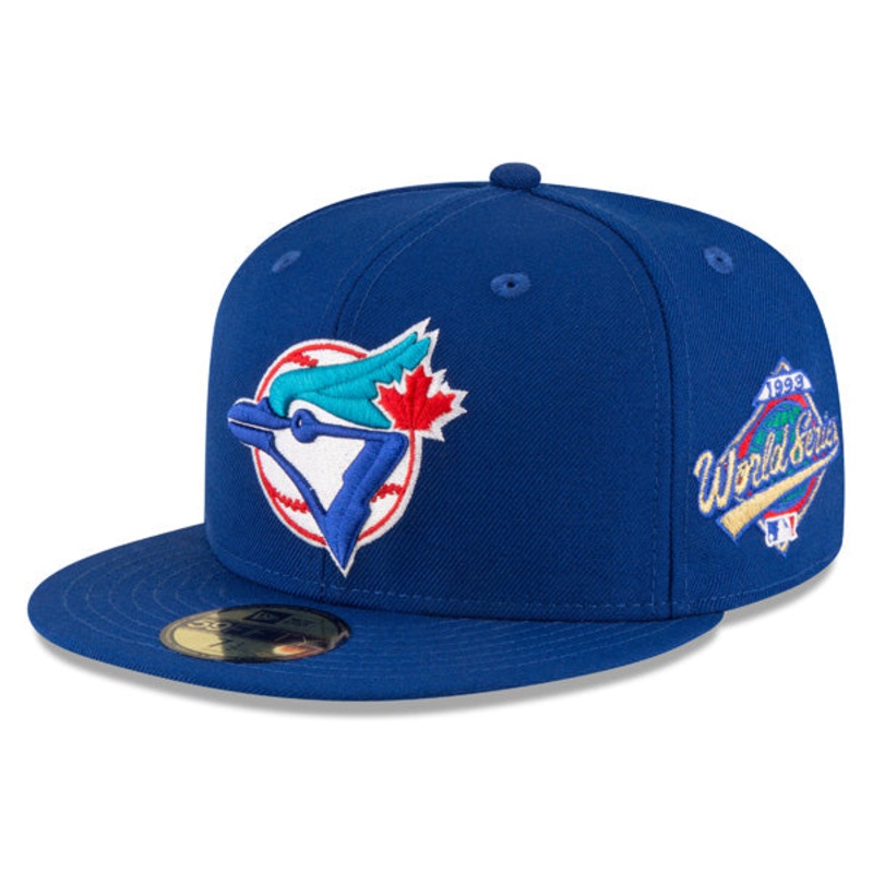 Toronto Blue Jays New Era 1993 WORLD SERIES Side Patch 59FIFTY Fitted MLB Hat  Royal 8 1/8