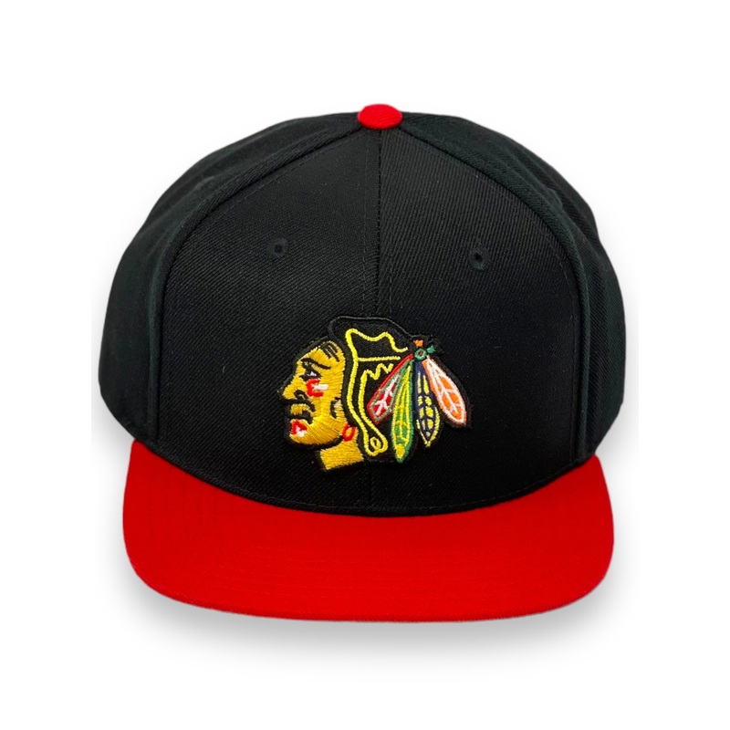AMERICAN NEEDLE CHICAGO BLACKHAWKS (BLACK/RED) SNAPBACK