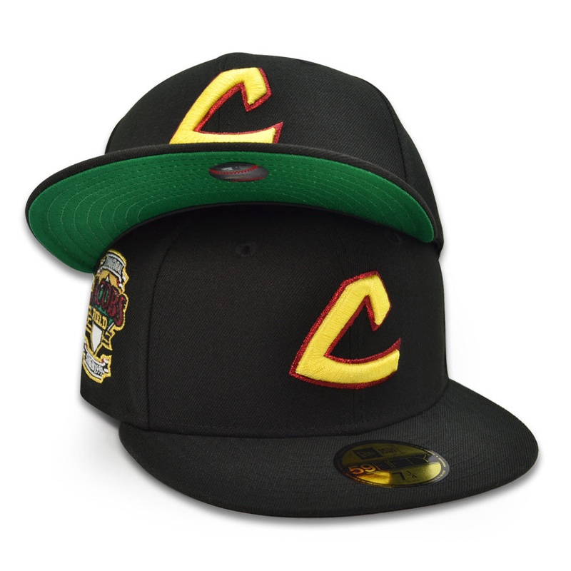 Cleveland “CONTRA” Indians Exclusive New Era 59Fifty Fitted Hat – Black 6 7/8