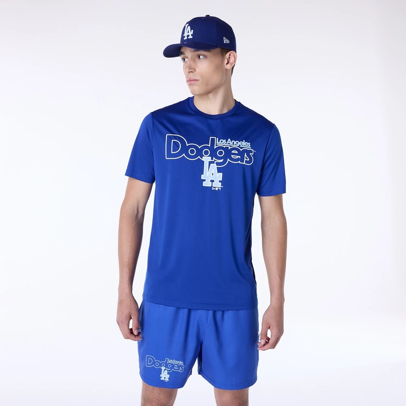 LA Dodgers MLB Essential Blue Top And Shorts Set XS