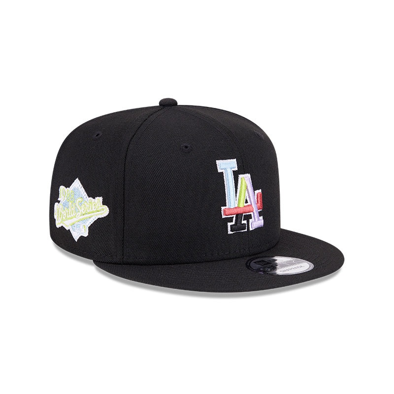 Los Angeles Dodgers 1988 World Series New Era SUPER PACK 9Fifty Snapback Hat – Black/Multi-Color