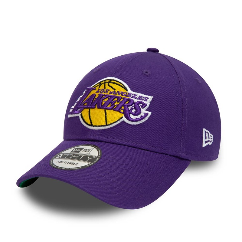 Los Angeles Lakers 9FORTY Team Side Patch Purple Cap One Size