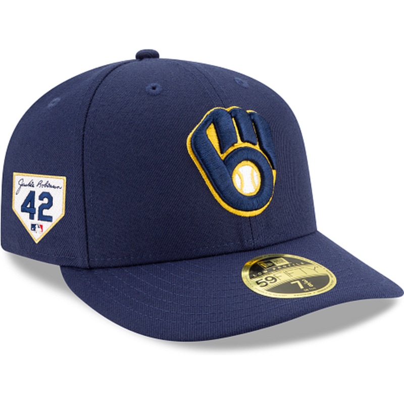 New Era Milwaukee Brewers Jackie Robinson Day 2023 Low Profile 59FIFTY Fitted Hat