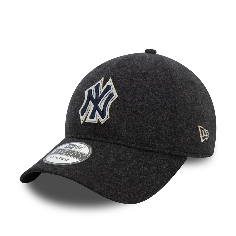 New York Yankees 9TWENTY MLB Melton Black Cap One Size