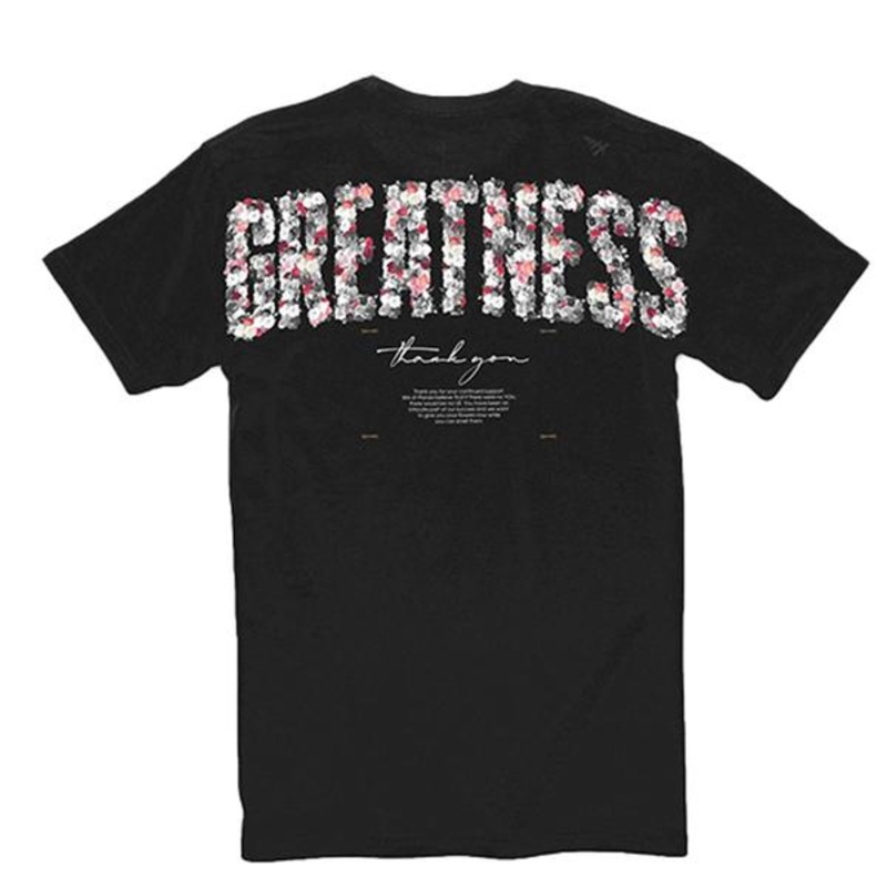 ROSE FROM GREATNESS TEE BLACK S