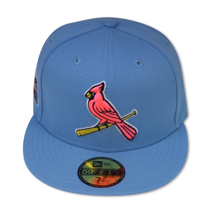 ST.LOUIS CARDINALS “2006 WORLDSERIES” NEW ERA 59FIFTY FITTED (INFARED BOTTOM) 67/8