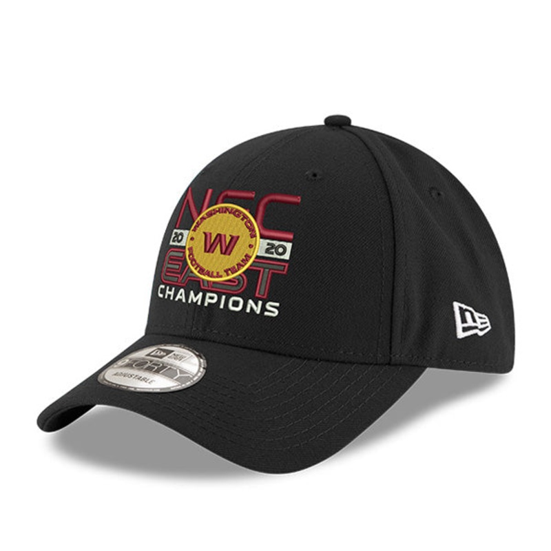 Washington Football Team New Era 2020 NFC East Division Champions 9Forty Adjustable Hat – Black
