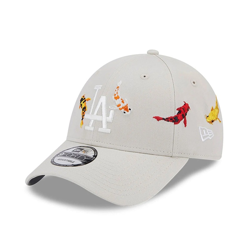 Los Angeles Dodgers 9FORTY Koi Fish Stone Cap One Size