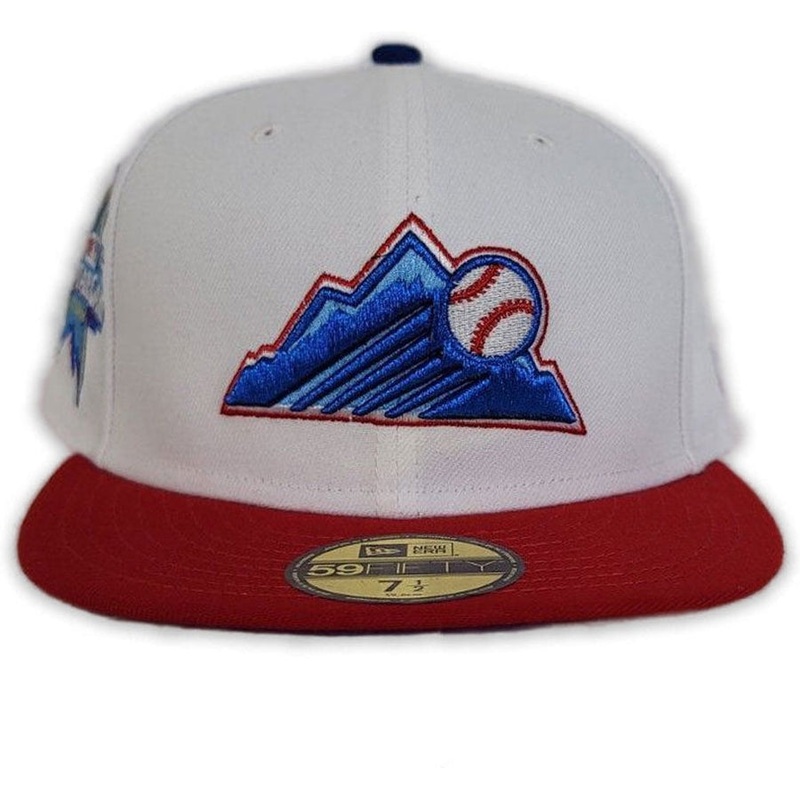 New Era Colorado Rockies White/Red “Stimpy Collection” 2021 All-Star Game 59FIFTY Fitted Hat