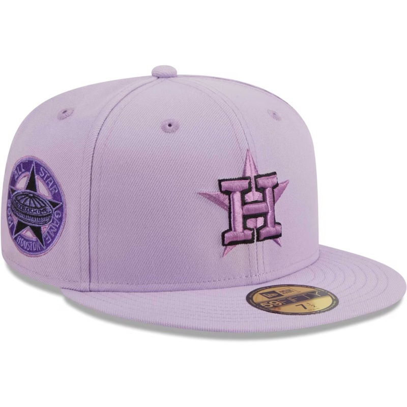 New Era Houston Astros Lavender 2023 59FIFTY Fitted Hat