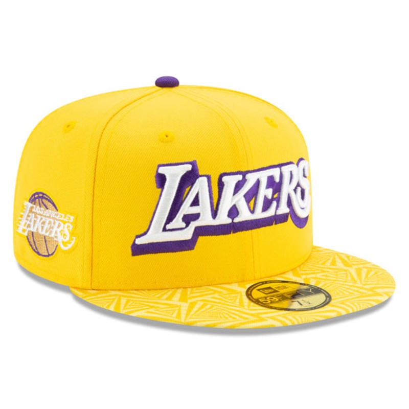 New Era Los Angeles Lakers Yellow City Series 59FIFTY Fitted Hat