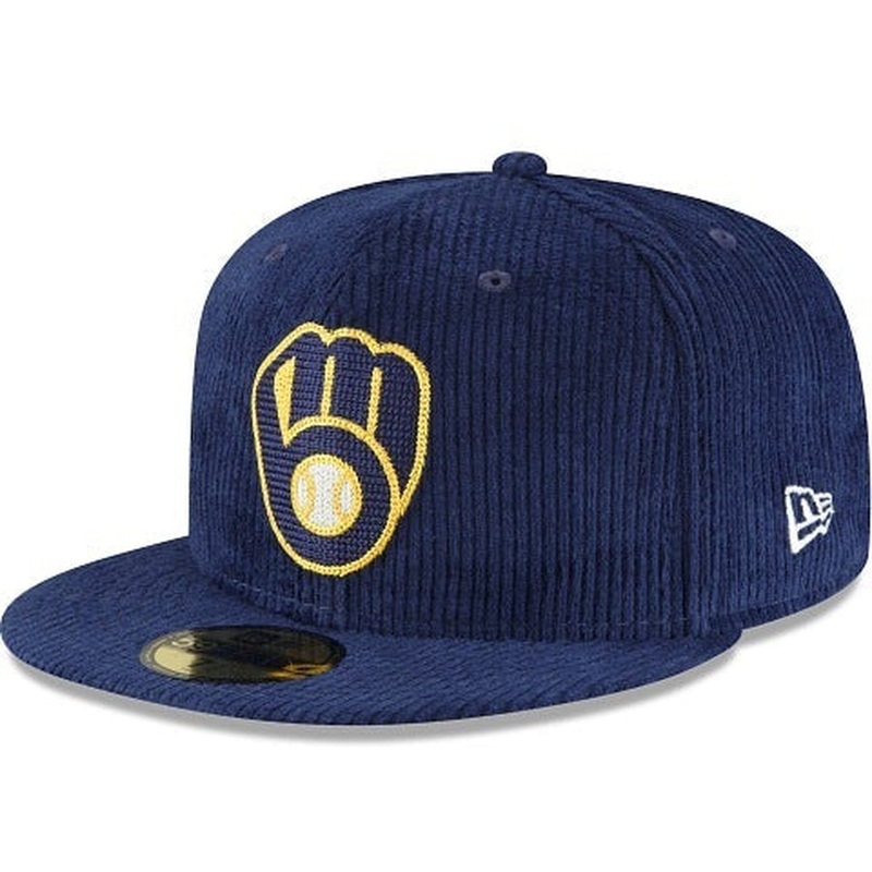 New Era Milwaukee Brewers Corduroy 59fifty Fitted Hat
