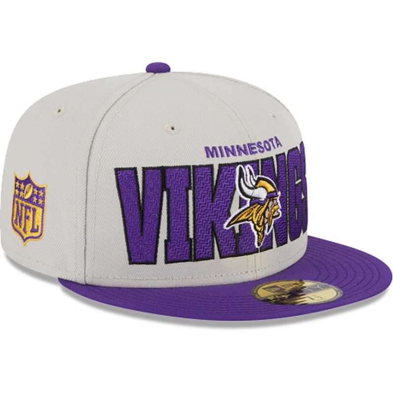 New Era Minnesota Vikings NFL Draft 2023 59FIFTY Fitted Hat