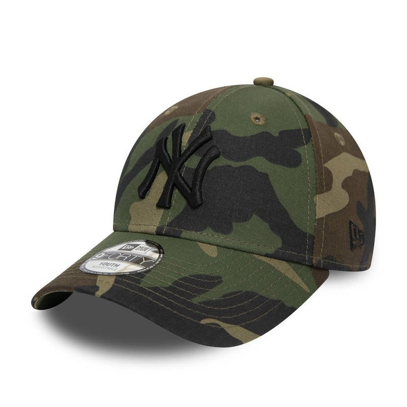 New York Yankees 9FORTY Kids League Essential Camo/Black Cap NE-CHILD