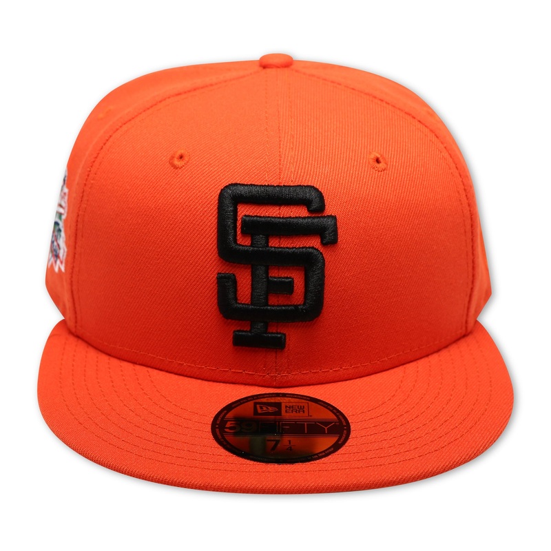 SAN FRANCISCO GIANTS (ORANGE) “1989 WORLDSERIES X BATTLE OF THE BAYS) NEW ERA 59FIFTY FITTED (GREEN UNDER VISOR) 67/8