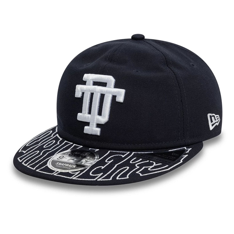 Tulsa Drillers MiLB Visor Script Navy Retro Crown 9FIFTY Strapback Cap S-M