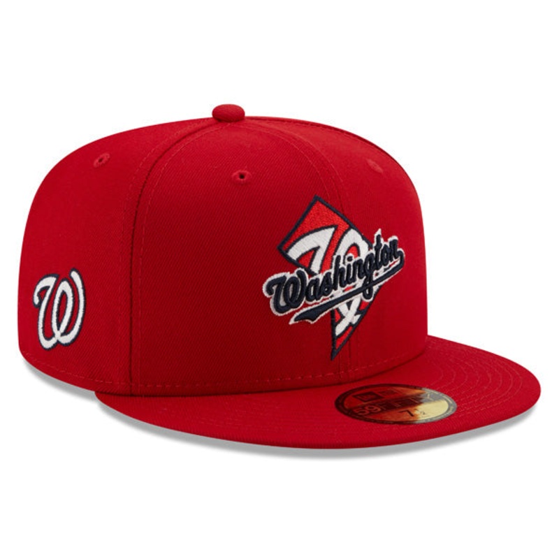 Washington Nationals New Era LOCAL Fitted 59Fifty MLB Hat – Red/Navy 7