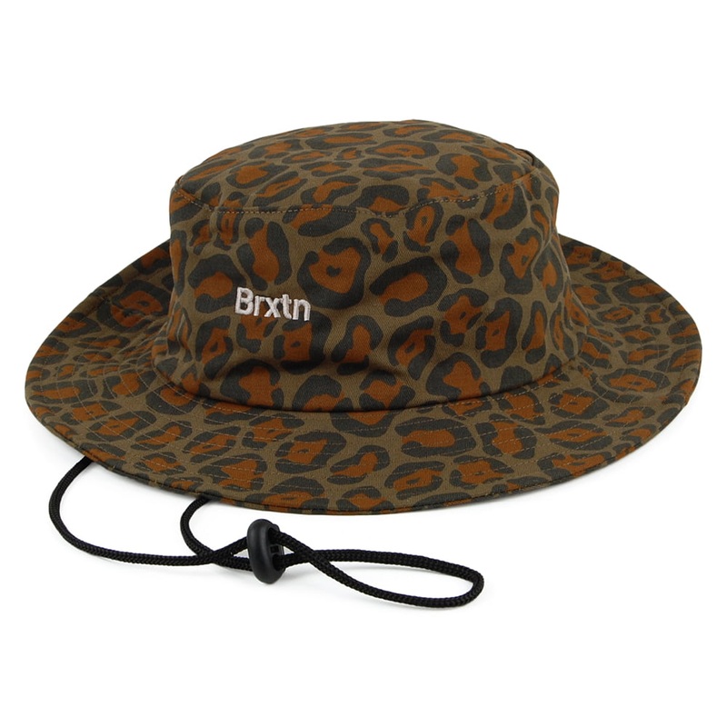 Brixton Hats Gate Bucket Hat – Leopard-Camouflage Small-56cm