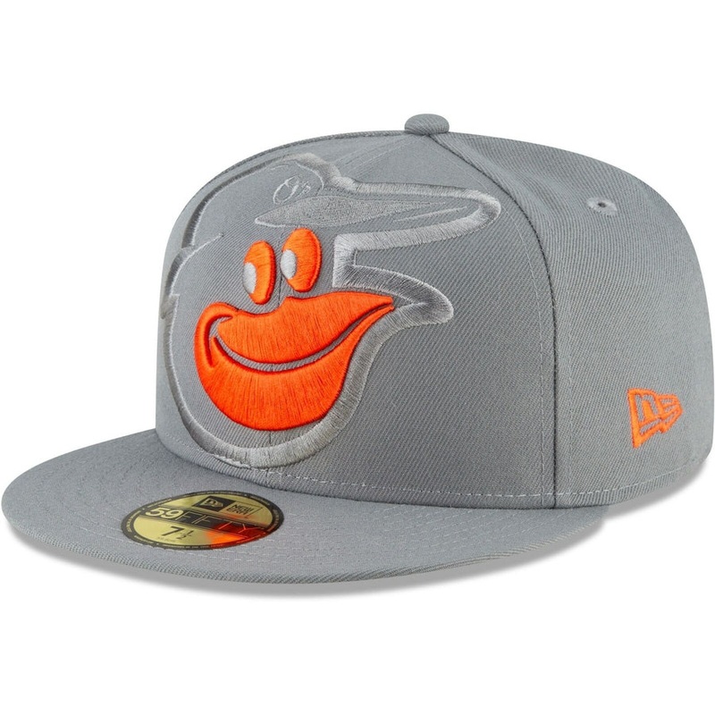 New Era Baltimore Orioles Gray Alternate Logo Elements 59FIFTY Fitted Hat
