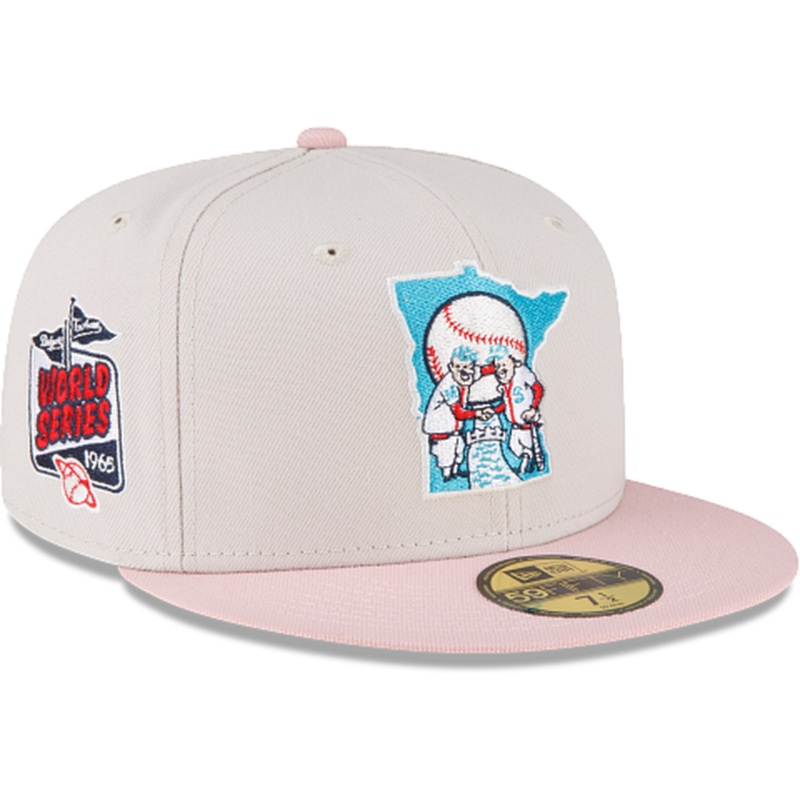 New Era Just Caps Stone Pink Minnesota Twins 2023 59FIFTY Fitted Hat