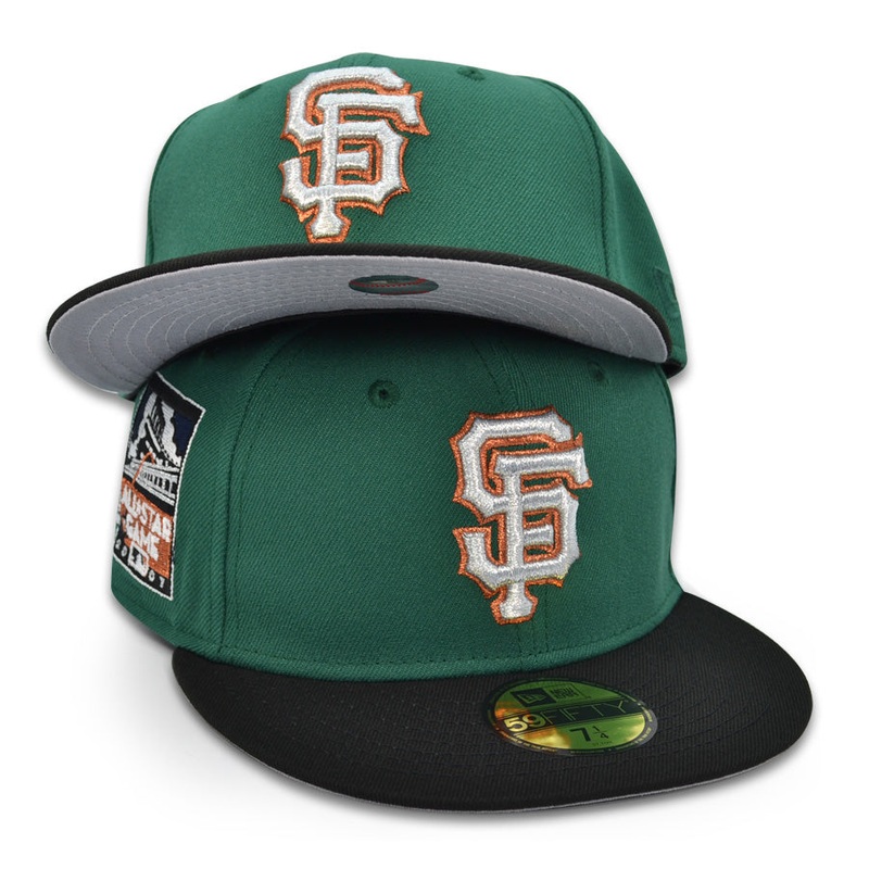 San Francisco Giants “VINTAGE HARBOR” Exclusive New Era 59Fifty Fitted Hat – Emerald/Black 6 7/8