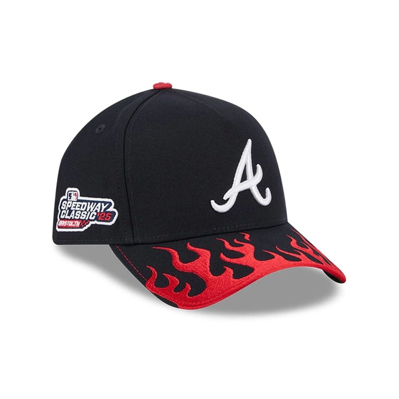 Atlanta Braves MLB Bristol 2025 Navy 9FORTY A-Frame Adjustable Cap OSFM