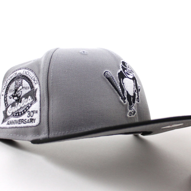 Baltimore Orioles 30th Anniversary 59Fifty New Era Fitted Hat (Gray Black Gray Under Brim) 6 7/8
