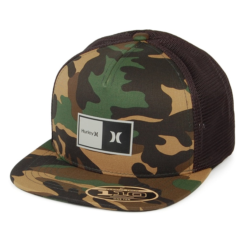 Hurley Hats Natural 2.0 Trucker Cap – Camouflage Adjustable