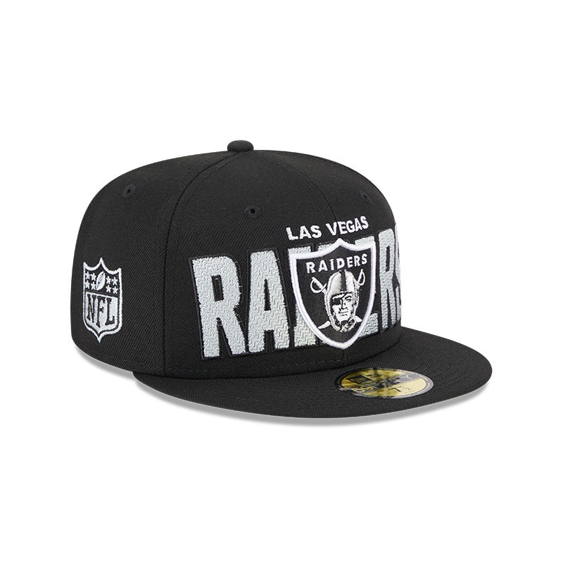 Las Vegas Raiders New Era 2023 NFL Draft On-Stage 59FIFTY Fitted Hat – Black 6 7/8
