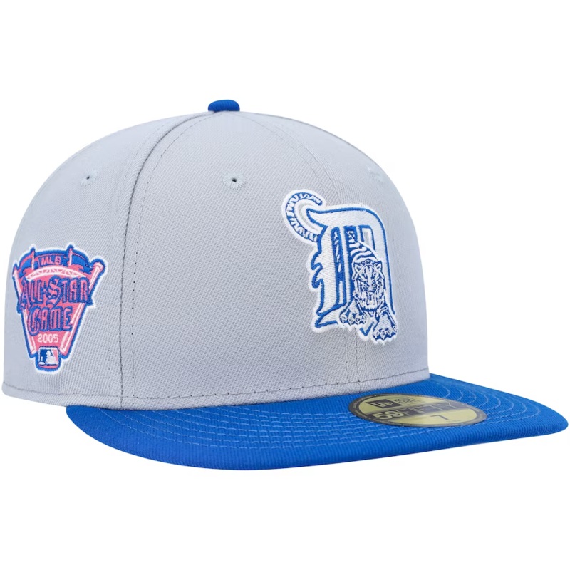 New Era Detroit Tigers Gray/Blue Dolphin 2023 59FIFTY Fitted Hat